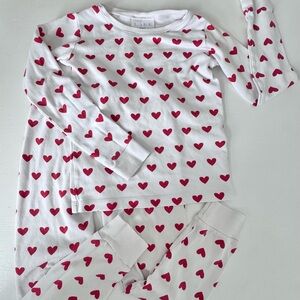 Lake Pajamas Heart Print Pajamas